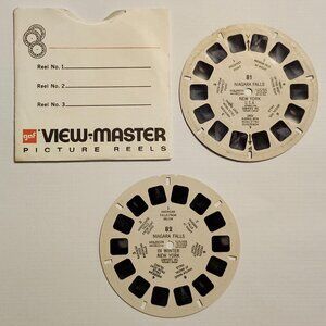 VINTAGE View Master Niagara Falls in Winter Reels x 2 American Side USA Falls